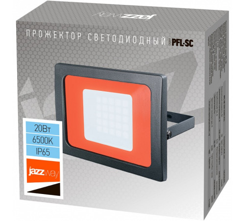 Настенно-потолочный прожектор Jazzway PFL-SC-20W 6500K IP65