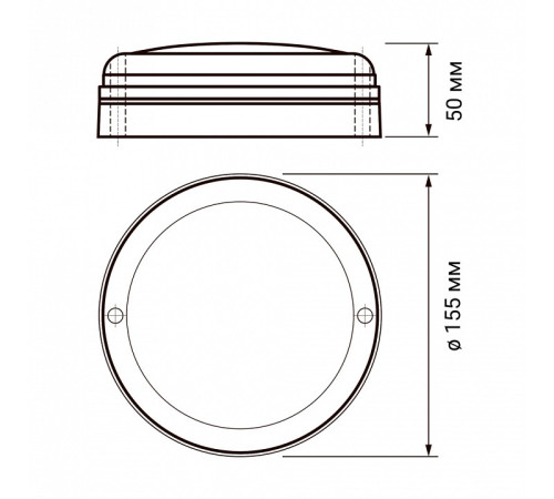Накладной светильник Jazzway ДПО-1034 12w 4000K IP54