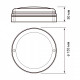 Накладной светильник Jazzway ДПО-1034 12w 4000K IP54