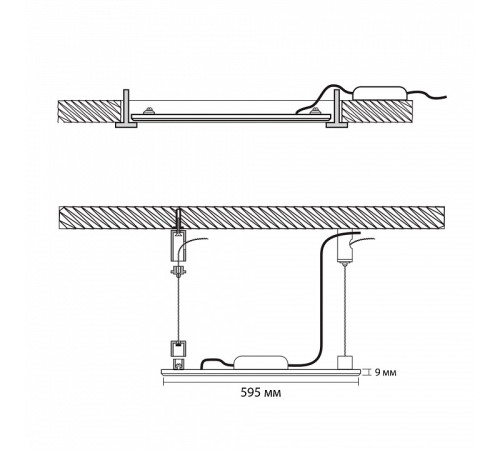 Накладной светильник Jazzway PPL PRO 6060 40W 6500K IP40 AL