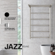 Полотенцесушитель электрический STOUT JAZZ round 80х50 см полированный с полкой SHQ-J1RR-F08050