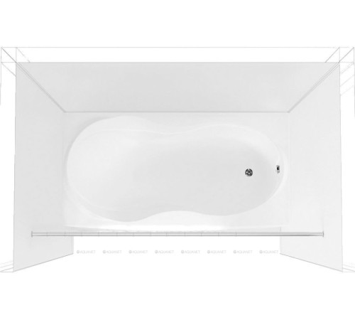 Карниз для ванны прямой Aquanet 180 см 00157486