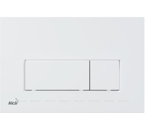 Кнопка смыва AlcaPlast белый матовый M576