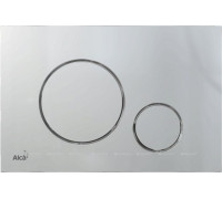 Кнопка смыва AlcaPlast хром матовый M672