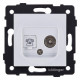 Розетка двойная RJ-11 и Ethernet RJ-45, без рамки Kollinger REA-013WH