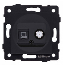 ТВ-розетка и SAT-розетка оконечная без рамки Kollinger  REA-022BM