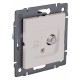 ТВ-розетка и SAT-розетка оконечная без рамки Kollinger REA-022CM