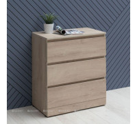 Комод Aquanet Сканди 700х400х797 мм 3 ящика дуб эдгрейн 00302549