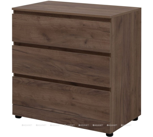 Комод Aquanet Сканди 800х480х797 мм 3 ящика дуб крафт 00302544