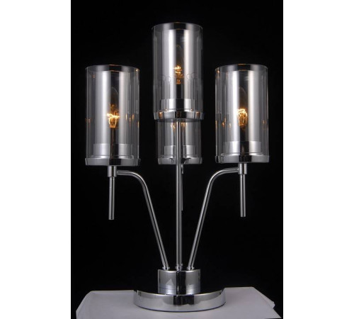 Настольная лампа декоративная Natali Kovaltseva Helsinki II HELSINKI II 79012-3T CHROME