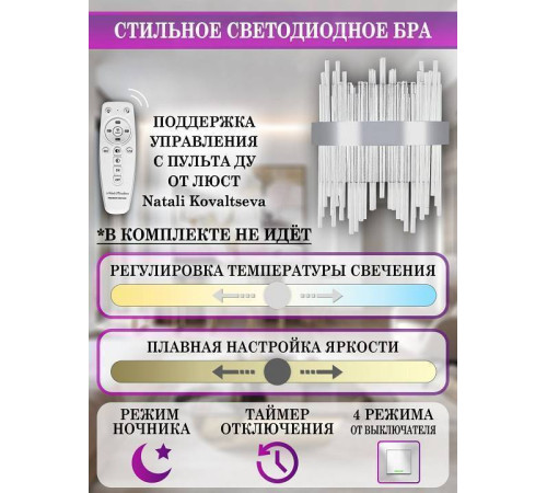 Накладной светильник Natali Kovaltseva LED LAMPS 81119 LED LAMPS 81119/1W