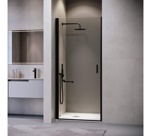 Душевая дверь RGW LE-003B 900 мм прозрачное стекло черный 351200309-14