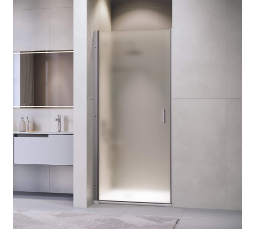 Душевая дверь RGW LE-003Gr 900 мм матовое стекло графит хром 351200309-210