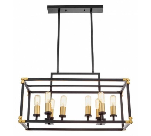 Подвесной светильник LUMINA DECO Waldorf LDP 1140-8 BK+MD