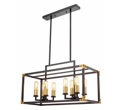 Подвесной светильник LUMINA DECO Waldorf LDP 1140-8 BK+MD