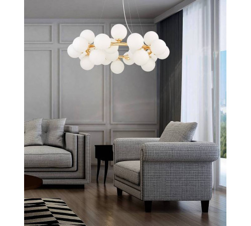 Подвесная люстра LUMINA DECO MARSIADA LDP 6033-25 FGD