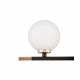 Бра LUMINA DECO Marsiada LDW 6033N-2 BK+FGD