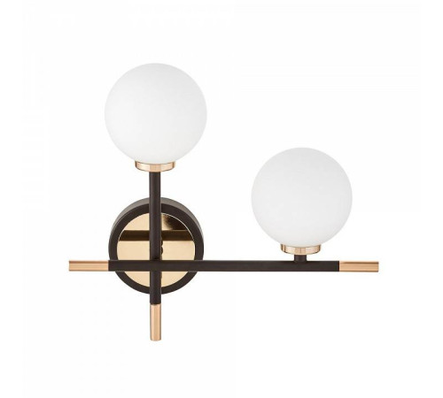 Бра LUMINA DECO Marsiada LDW 6033N-2 RT BK+FGD