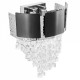 Накладной светильник LUMINA DECO MOLINA LDW 7045-2 BK+CHR