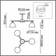 Люстра на штанге Lumion Colange 8096/3C
