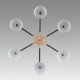 Люстра на штанге Lumion Colange 8096/6C