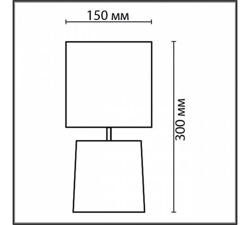 Настольная лампа декоративная Lumion Tanita 8158/1Т