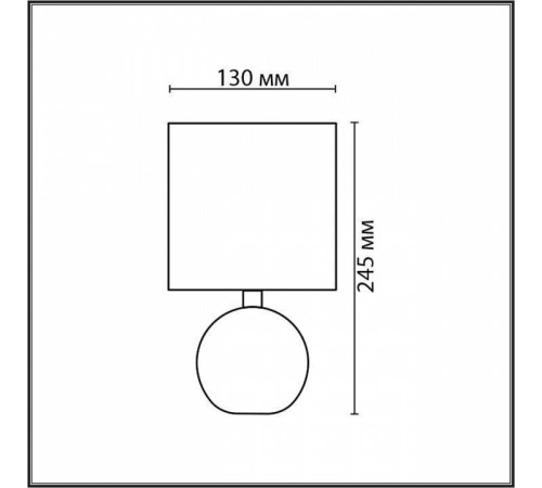 Настольная лампа декоративная Lumion VILANA 8167/1T