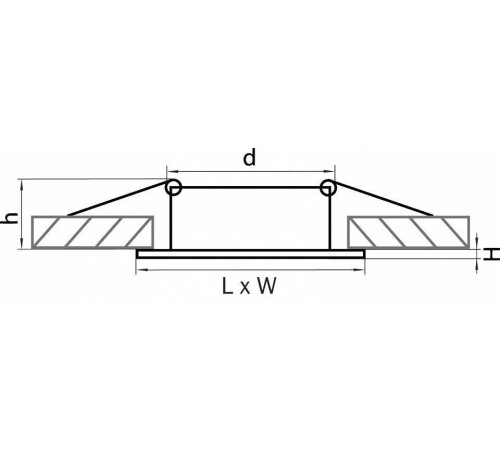 Встраиваемый светильник Lightstar Lega 011037