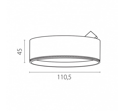 Плафон металлический Lightstar Alta Pro 215636