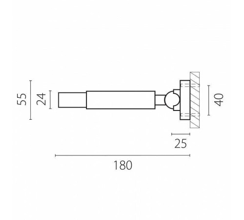 Основание на штанге Lightstar Corda 418990
