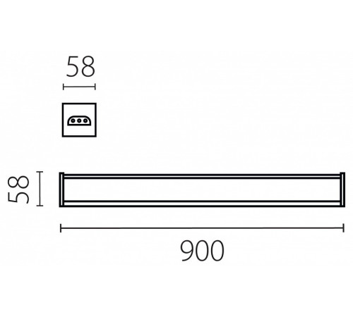 Модульный светильник Lightstar Trito 456367