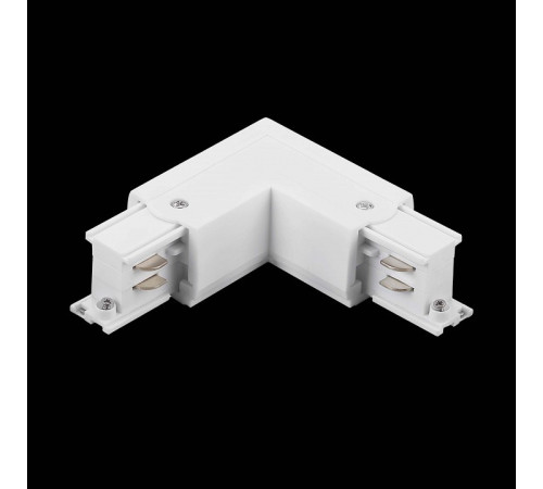 Соединитель угловой L-образный для треков накладных Lightstar Quattro 504126-FRPS