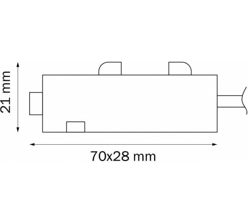 Токопровод концевой Lightstar Barra 505117