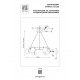 Подвесная люстра Lightstar Gamma G9 737166