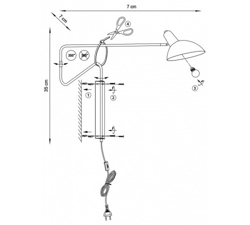 Бра Lightstar Loft 765647