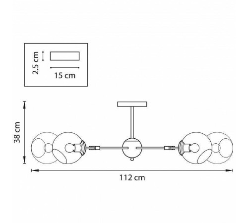 Люстра на штанге Lightstar Beta 785086