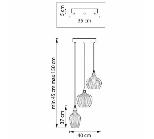 Подвесной светильник Lightstar Rocco 793236