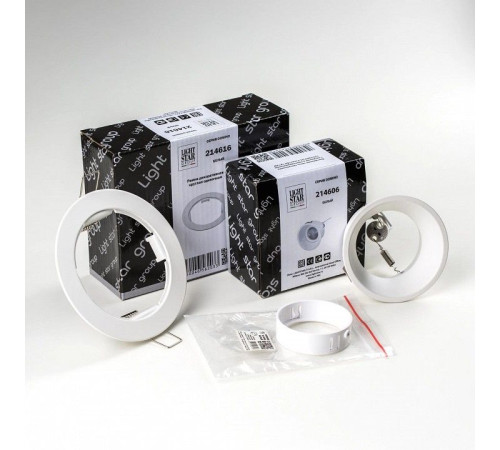 Встраиваемый светильник Lightstar Domino D61606WMOD
