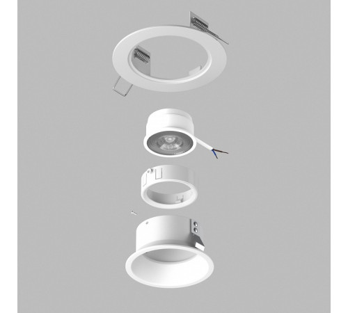 Встраиваемый светильник Lightstar Domino D61607BMOD