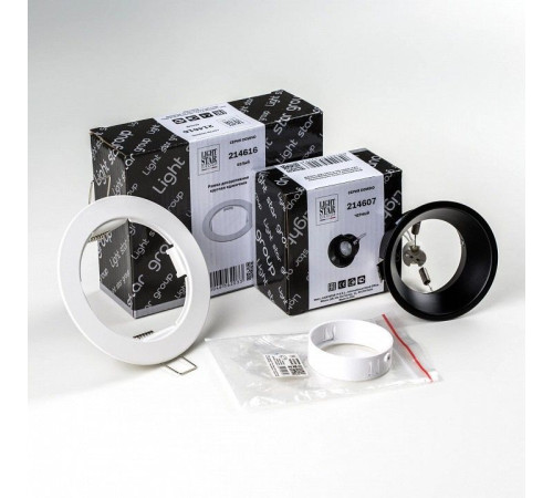 Встраиваемый светильник Lightstar Domino D61607WMOD