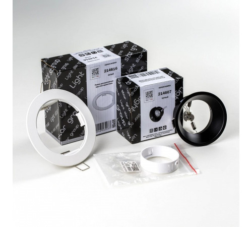 Встраиваемый светильник Lightstar Domino D61607WMOD