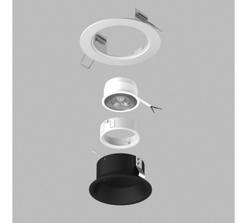 Встраиваемый светильник Lightstar Domino D61607WMOD