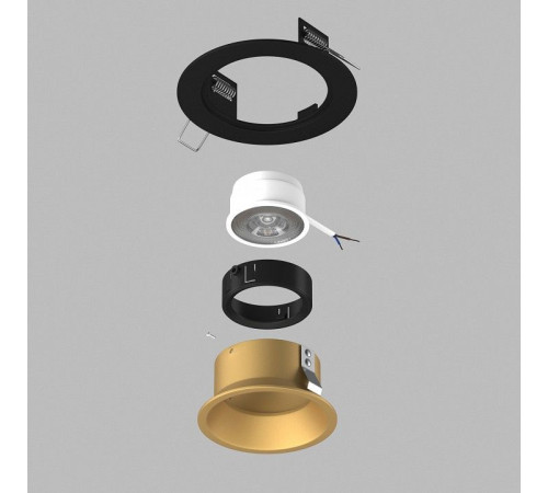 Встраиваемый светильник Lightstar Domino D61703BMOD