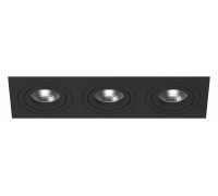 Встраиваемый светильник Lightstar Intero 16 triple quadro i537070707