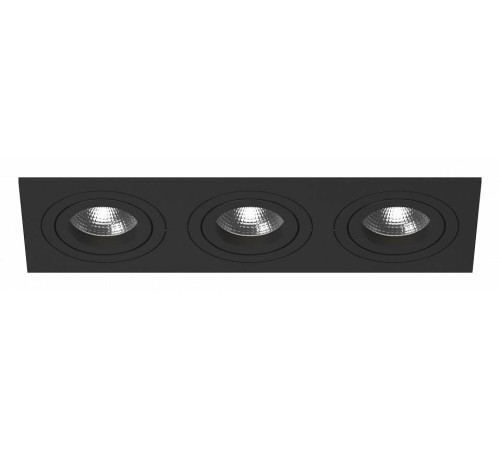 Встраиваемый светильник Lightstar Intero 16 triple quadro i537070707