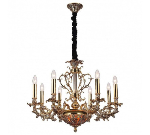 Подвесная люстра Lucia Tucci Firrnze FIRENZE 1780.8.2 antique gold