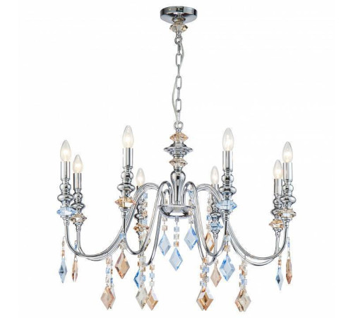 Подвесная люстра Lucia Tucci Maya MAYA 4450.8 chrome