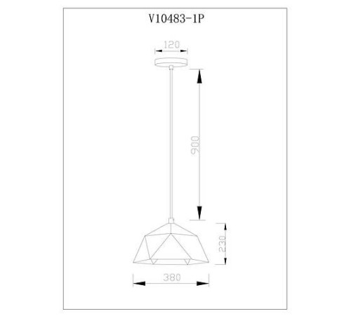 Подвесной светильник Moderli Genoa V10483-1P