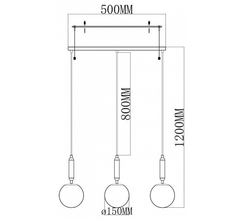 Подвесной светильник Moderli Scrumbel V11566-3P