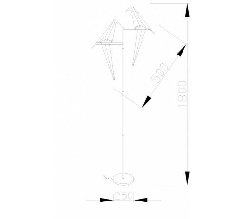 Настольная лампа декоративная Moderli Birds V3075-2TL